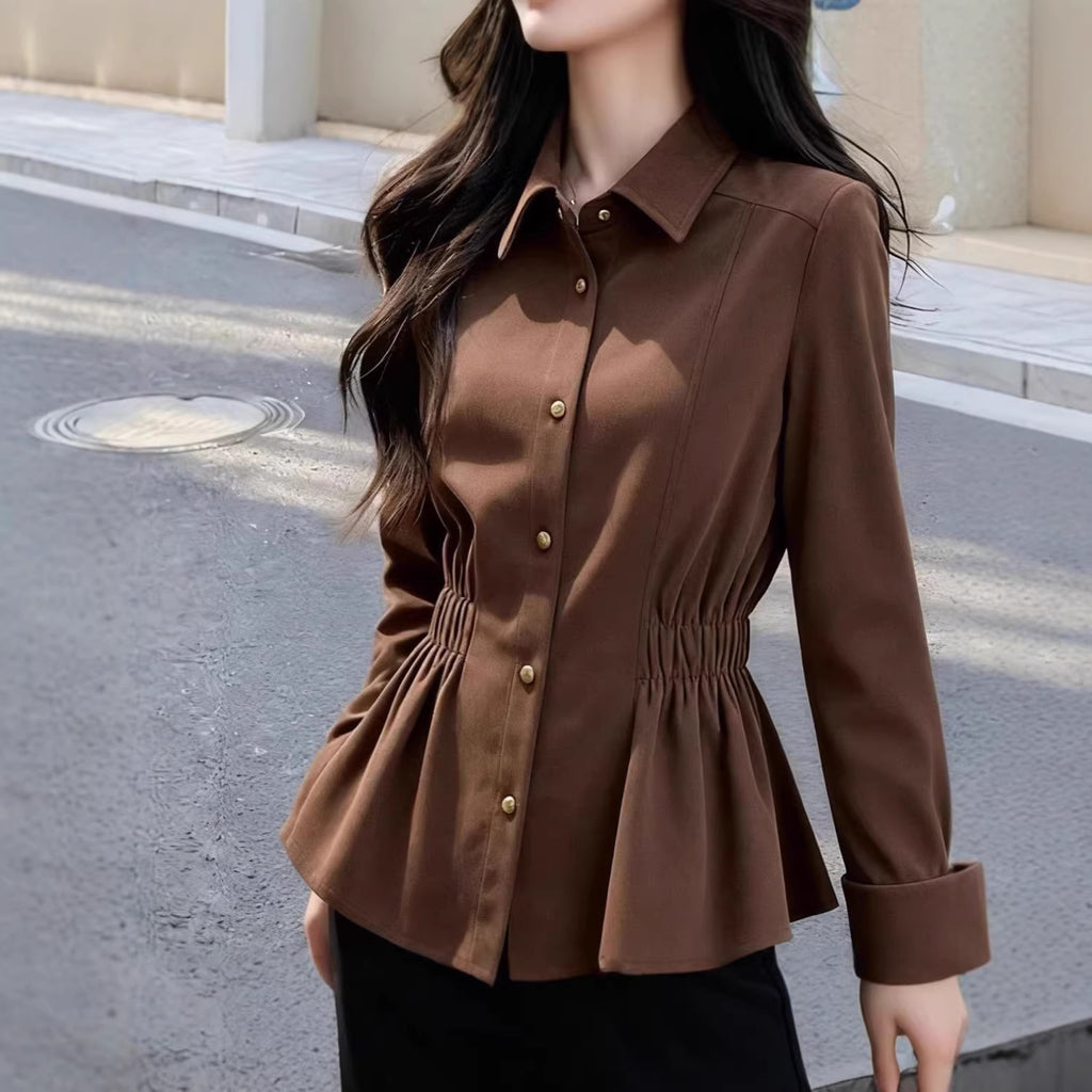 Elegante Bluse mit figurschmeichelnder Passform