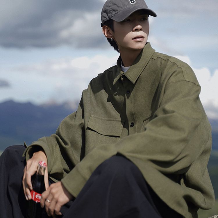 Armygrüne Freizeitjacke – Bild 3 | LuxeStyle