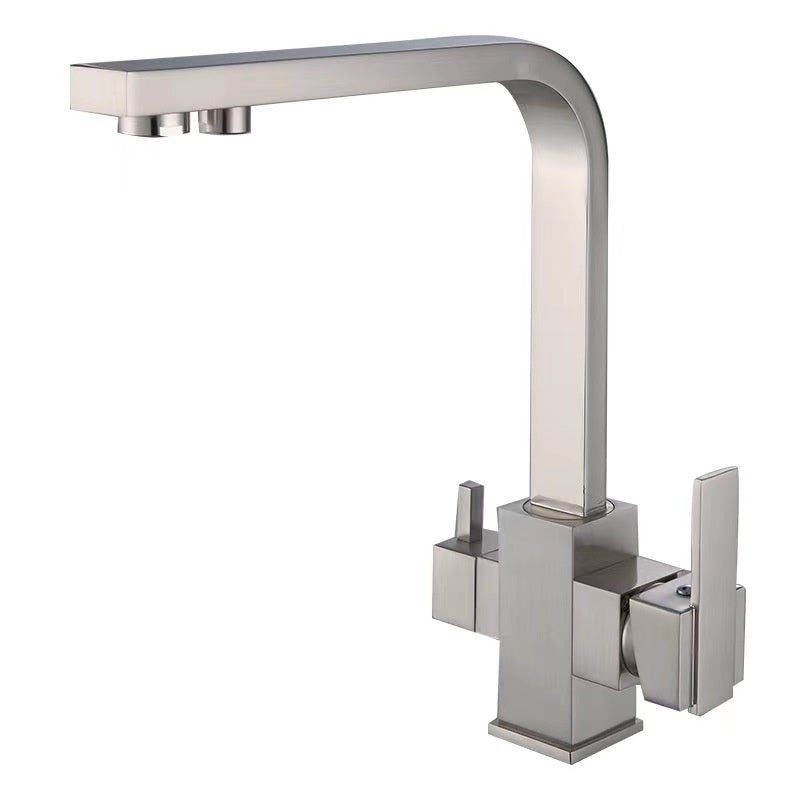 Kupfer Wasserhahn mit ausziehbarem Schlauch – Bild 2 | LuxeStyle
