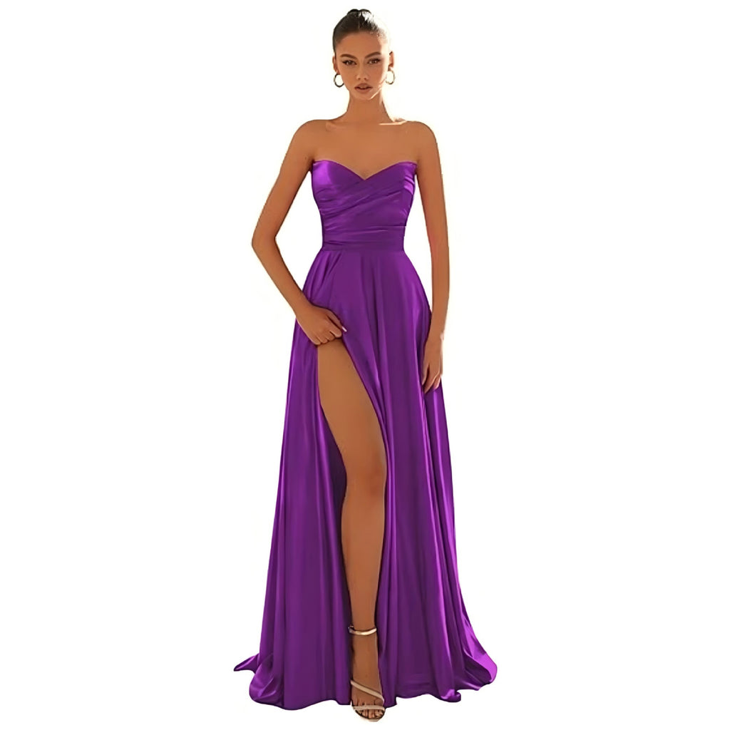 Langes Partykleid mit tiefem Ausschnitt – Bild 11 | LuxeStyle