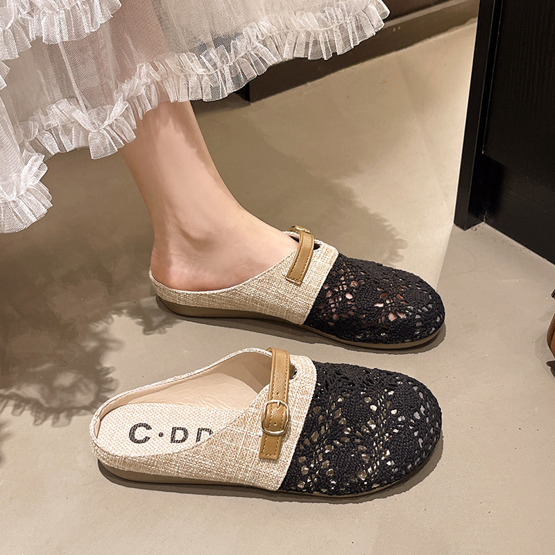Virgent Hollow Out Breathable Slide Sandalen