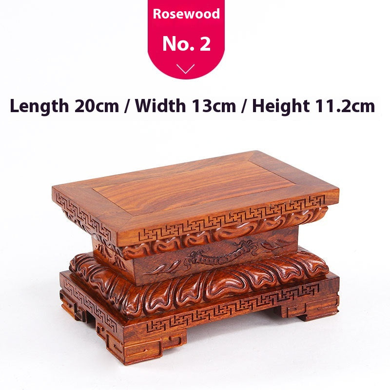 Holzfiguren Lotus Buddha