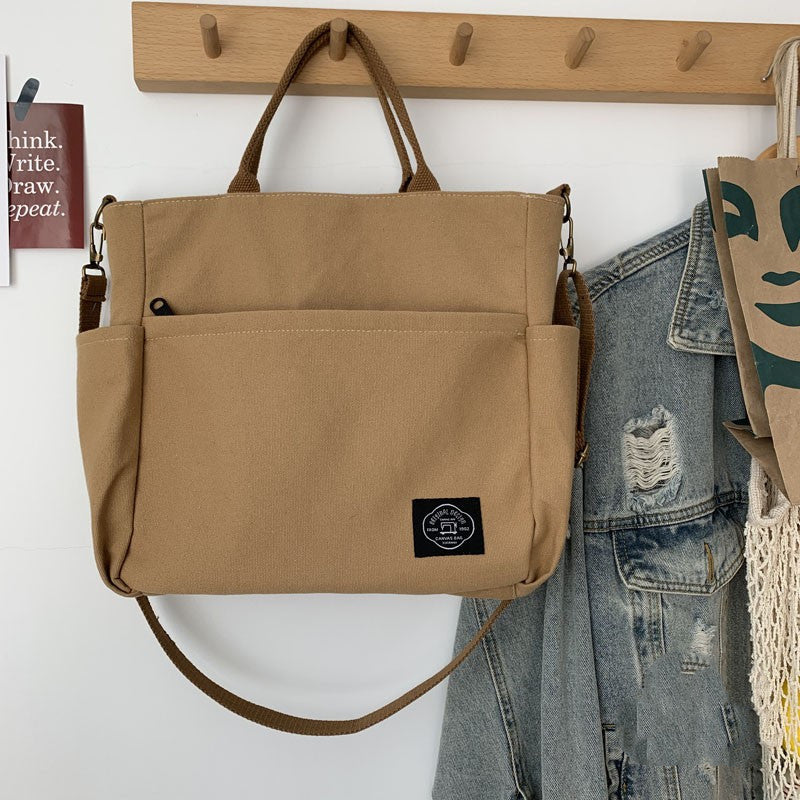 Grosszügiger Canvas-Messenger für Alltag – Bild 3 | LuxeStyle