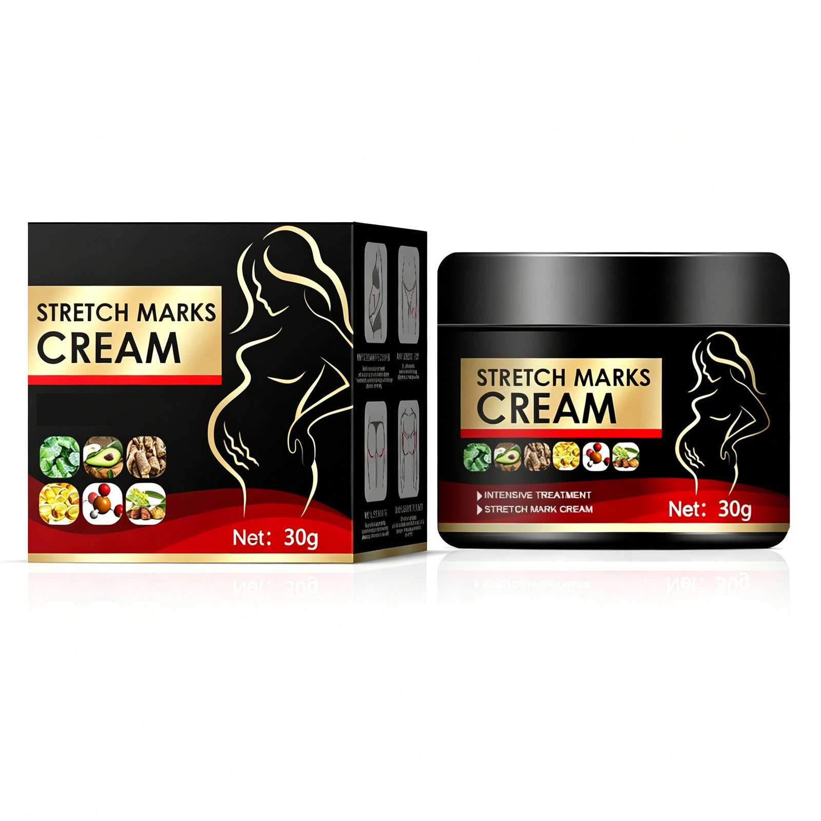 Schwangerschaftsstreifen Creme 30g – Ansicht 2