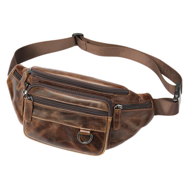 Brusttasche aus Vollnarbenleder