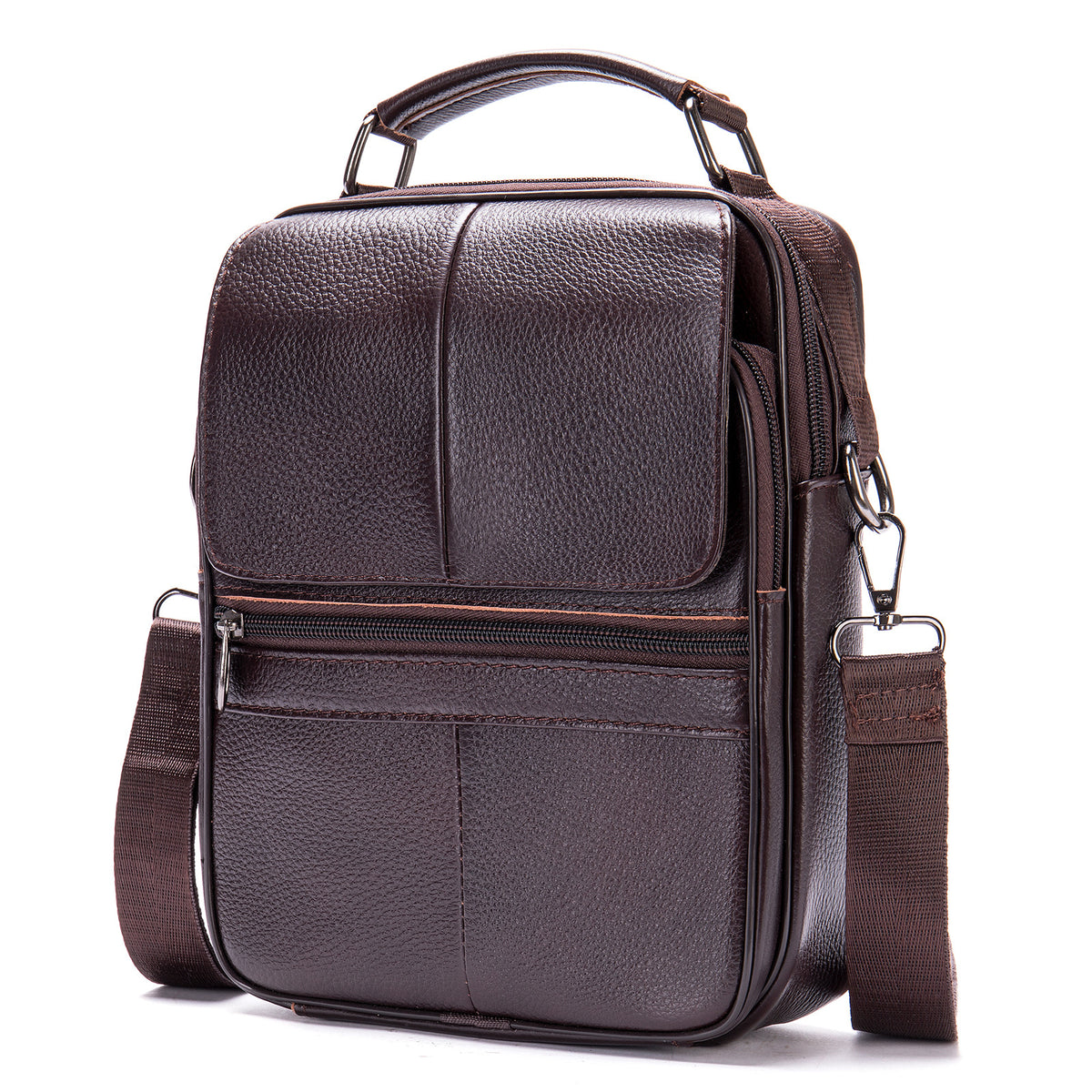 Messenger-Tasche Herren aus Leder – Bild 7 | LuxeStyle