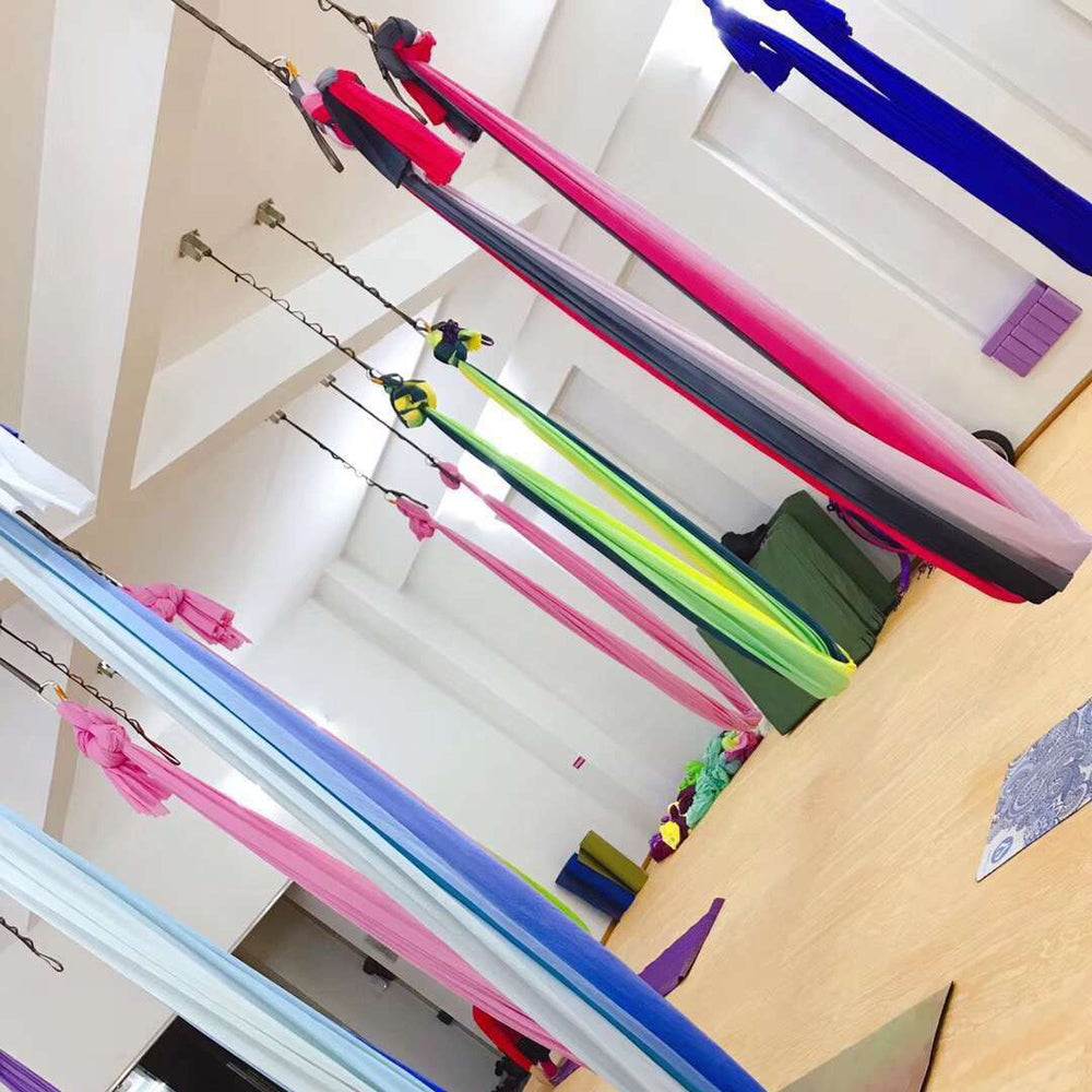 Farbverlauf Aerial Yoga Hängemattenstoff – Bild 3 | LuxeStyle