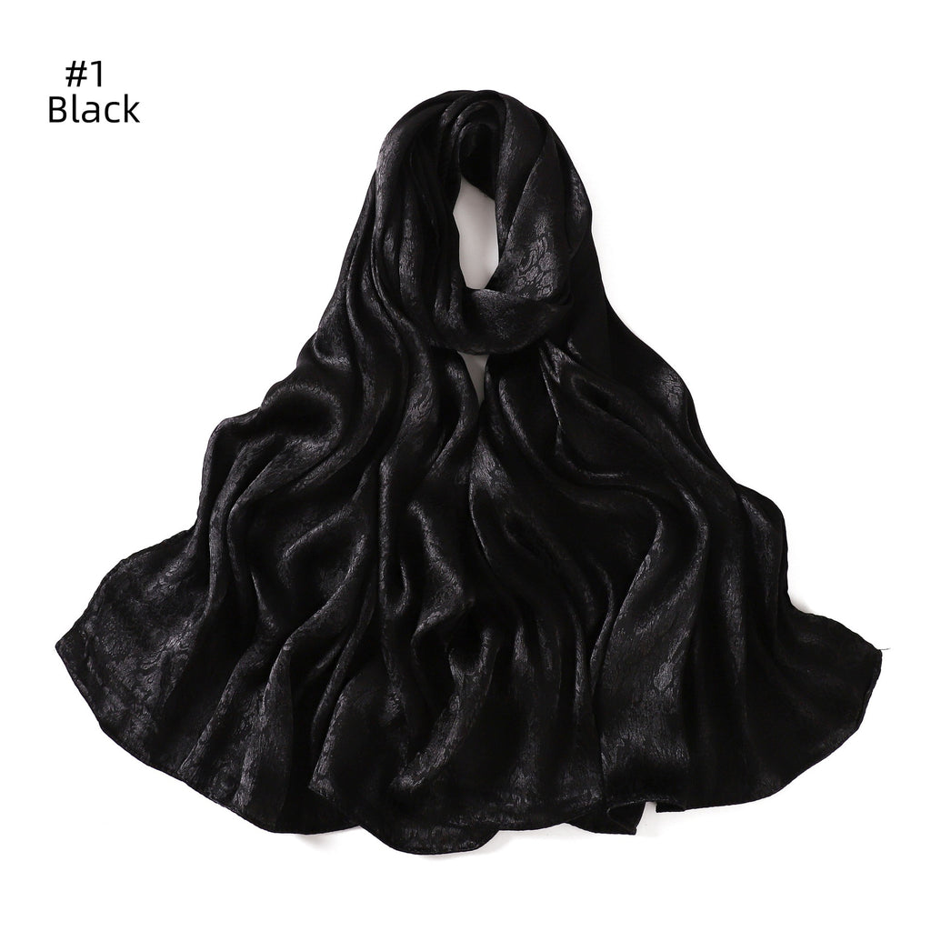 Satin Jacquard Kopftuch für Damen – Bild 12 | LuxeStyle