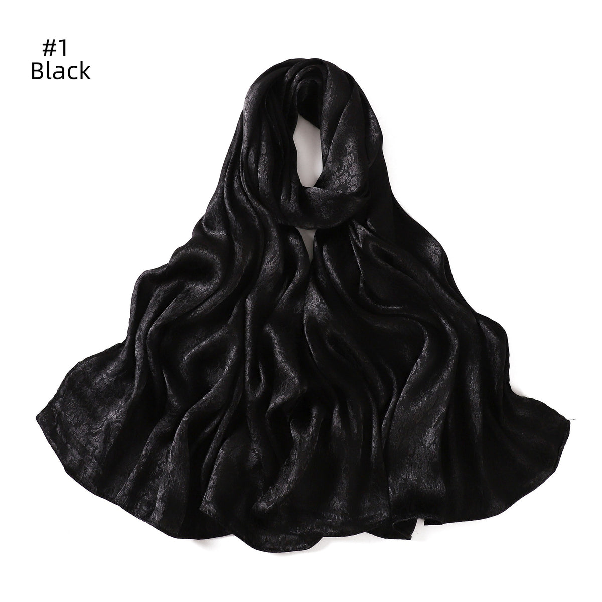 Satin Jacquard Kopftuch für Damen – Bild 12 | LuxeStyle