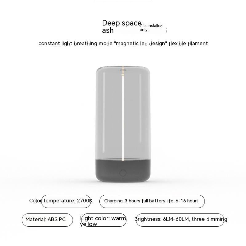 LED-Campinglampe mit Touchsteuerung und Kugeldesign