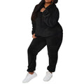 Plüsch-Hoodie-Set mit Kapuze | LuxeStyle