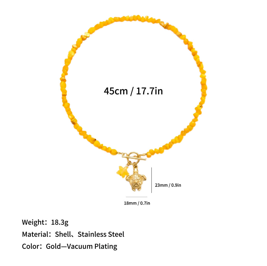 Ozean-Pendant Choker