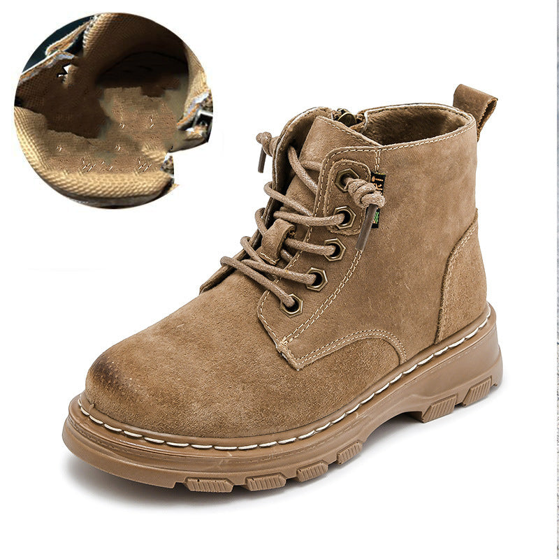 Weiche Leder-Cotton-Boots für Kinder