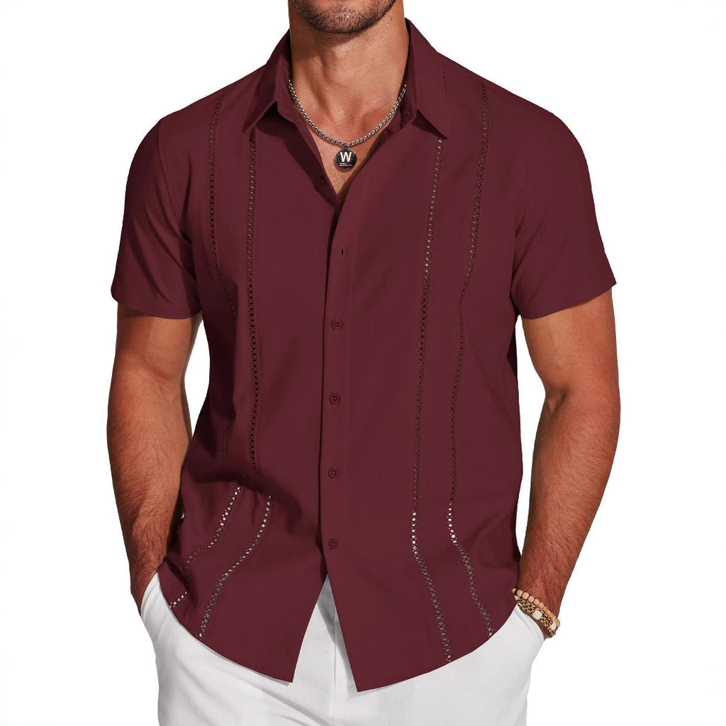 Hawaii Hemd aus Leinenmischung für Herren – Bild 13 | LuxeStyle
