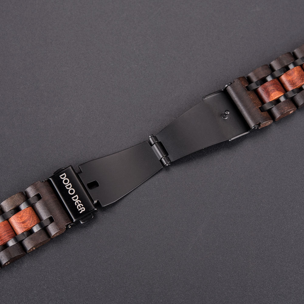 Armbanduhr Holzquarz mit Luminanz – Bild 5 | LuxeStyle