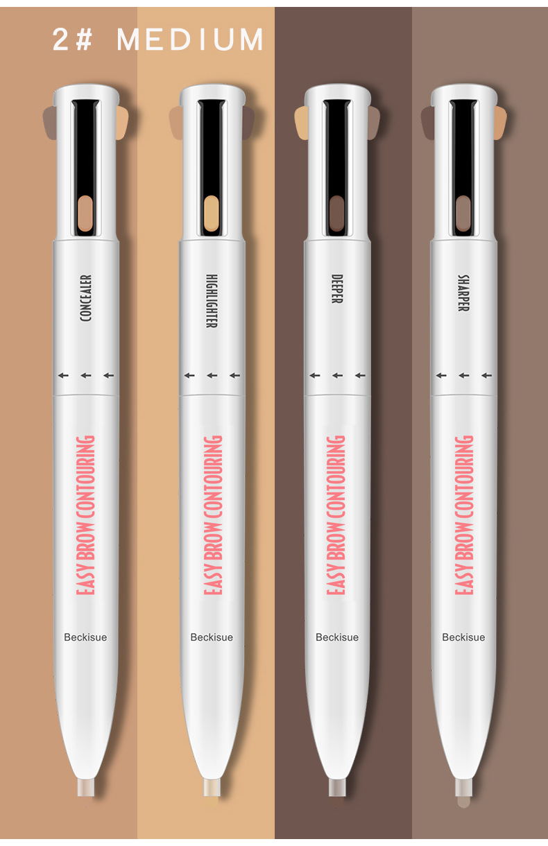 Brow Pencil Spinning Round – 3‑in‑1 Augenbrauenstift | LuxeStyle
