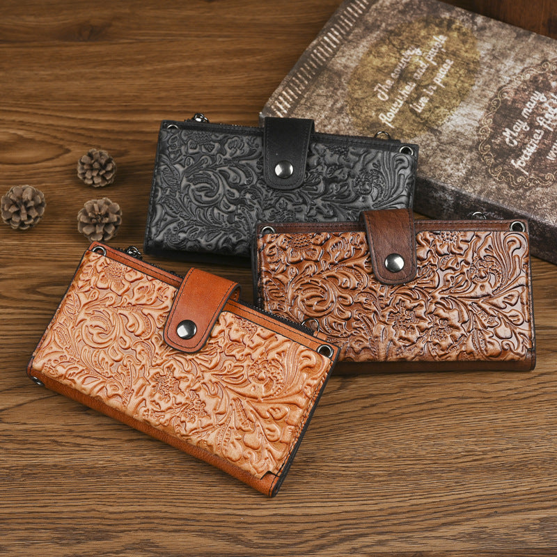 Retro-Langwallet für Frauen – Bild 7 | LuxeStyle