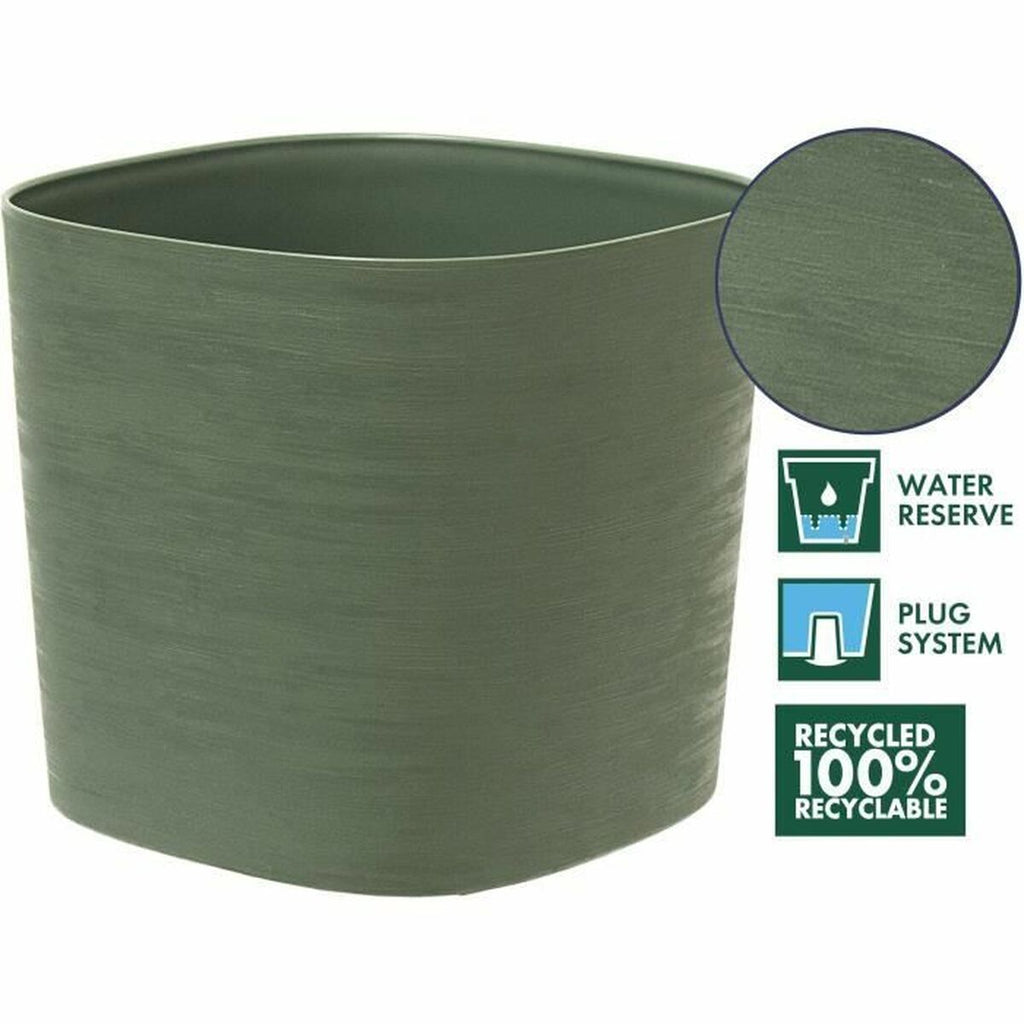 Selbstbewässernder Blumentopf «Garden ID» Hellgrün (20×20 cm)