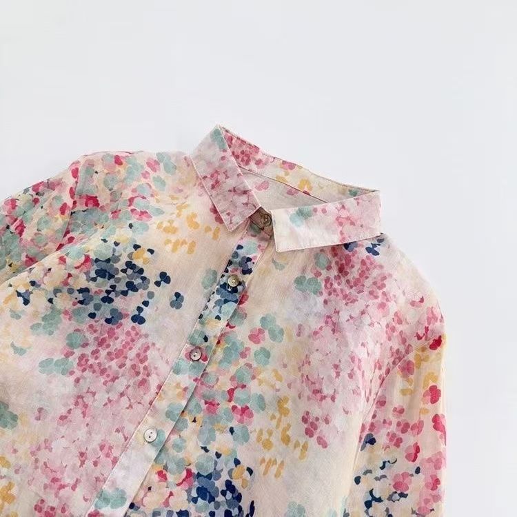Bluse mit Blumenmuster