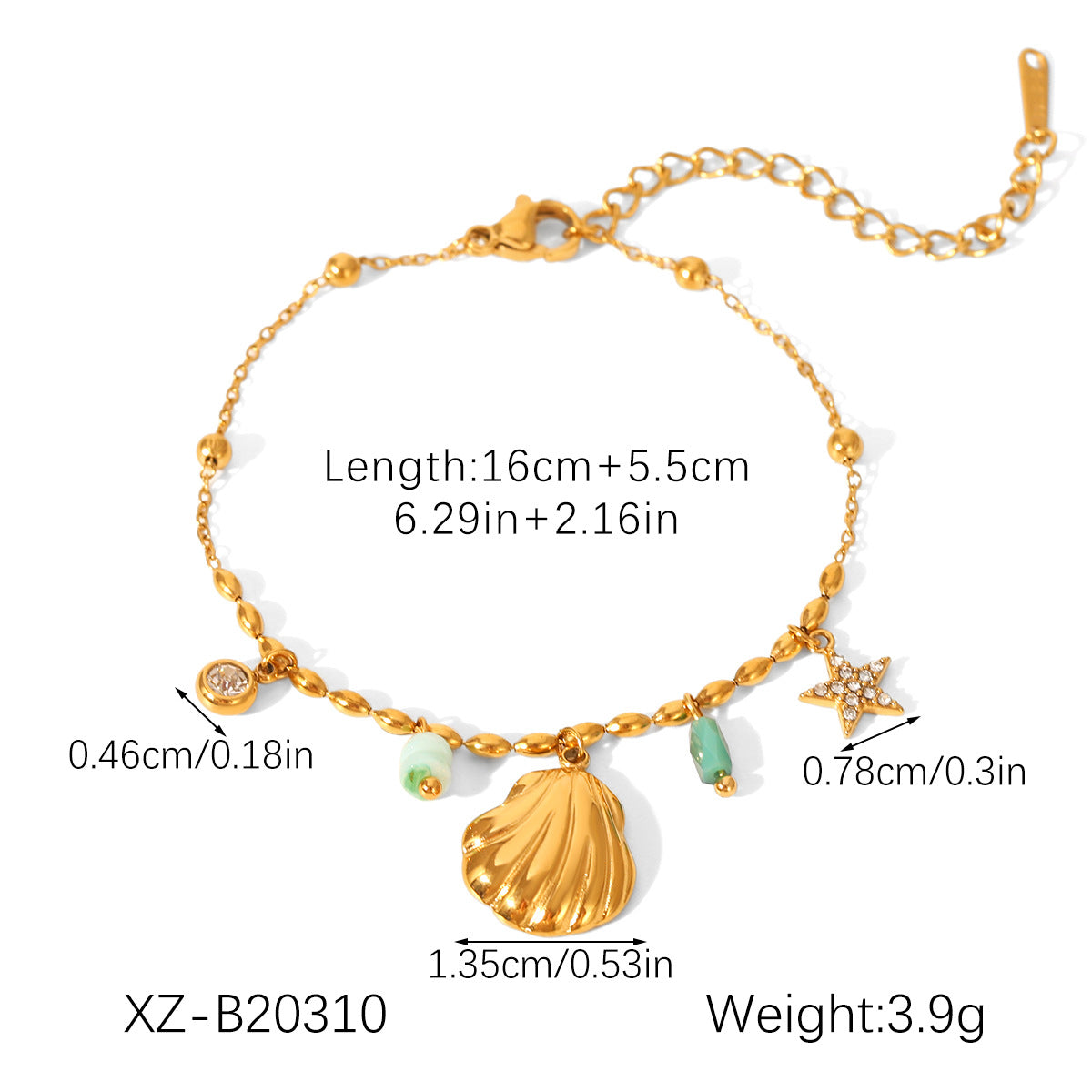 Armband mit Seestern- und Muschel-Elementen – Bild 16 | LuxeStyle