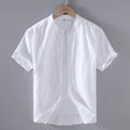 Leinenhemd Kurzarm Slim Fit