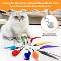 Wurm-Spielzeug-Set für Katzen