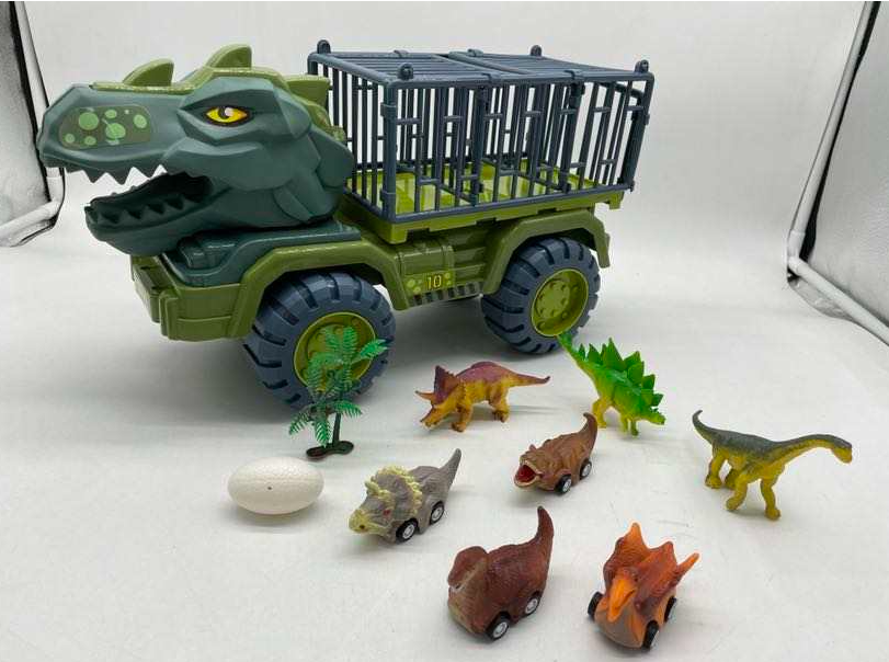 Dinosaurier-Fahrzeug-Spielzeugset für Kinder | LuxeStyle
