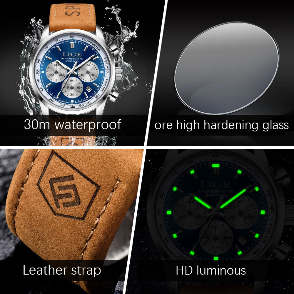 Herrenuhr 3 Zeiger