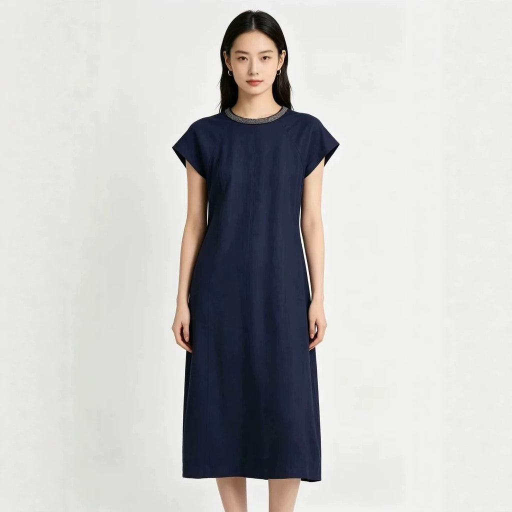 Elegantes A-Linien Kleid mit Taillengürtel
