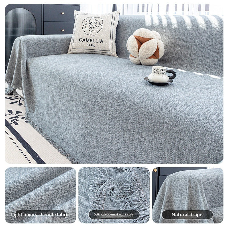 Sofa-Überzug mit Blättermuster