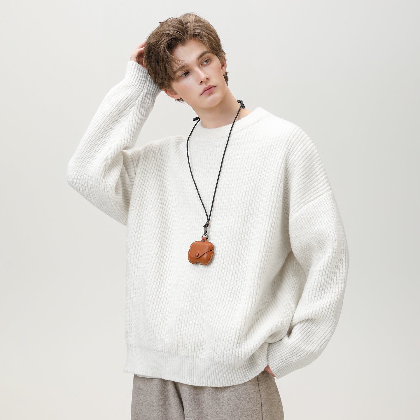 Pullover mit Textur