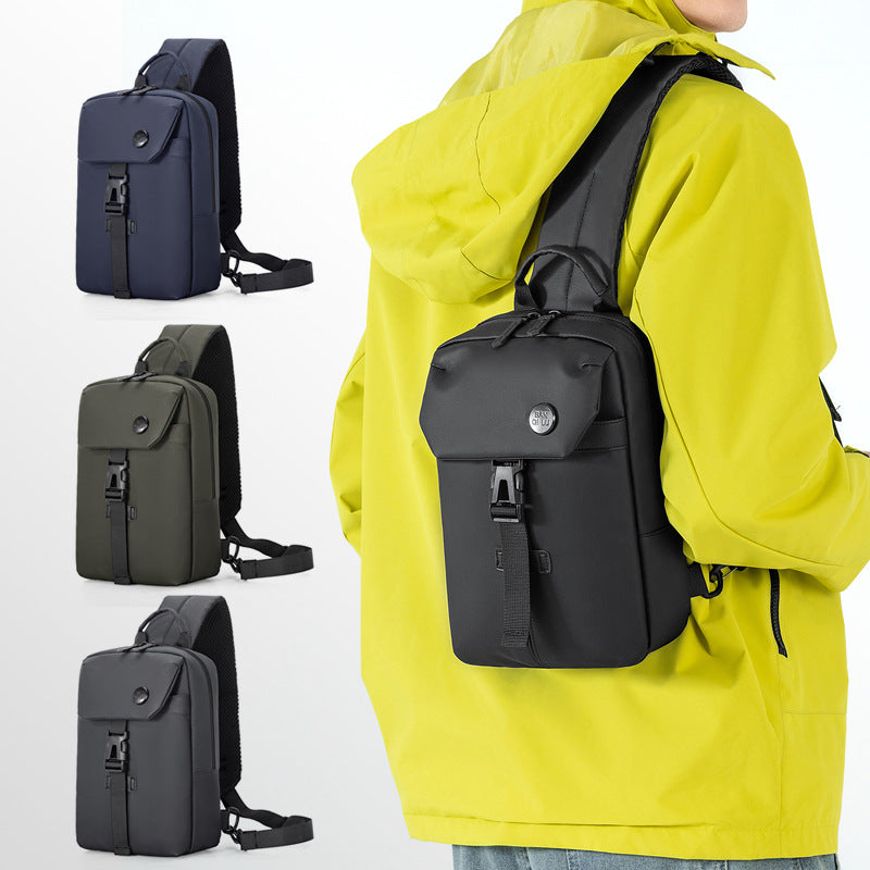 Herren Umhängetasche – Lässiger Brustbeutel – Bild 5 | LuxeStyle