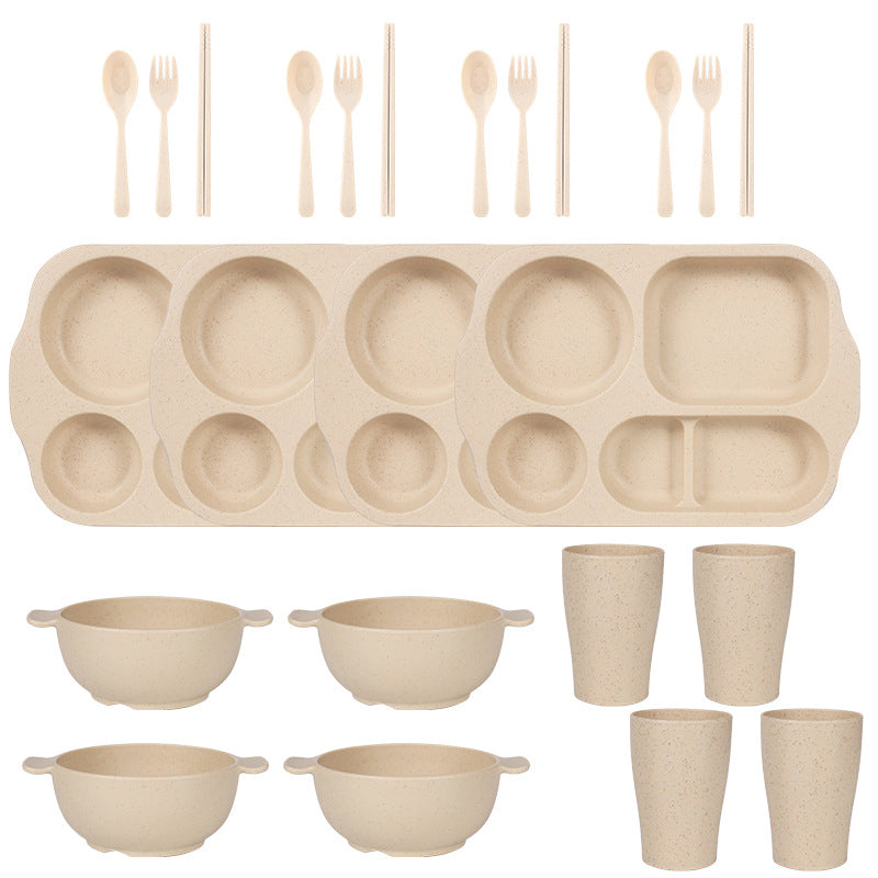 Wheat Straw Kinder-Geschirr Set
