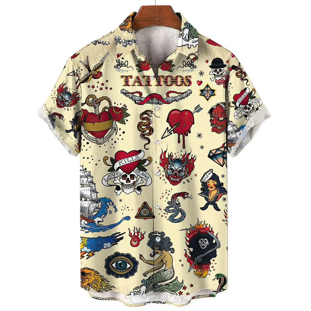 Herren-Shortsleeve-Shirt aus Hawaii