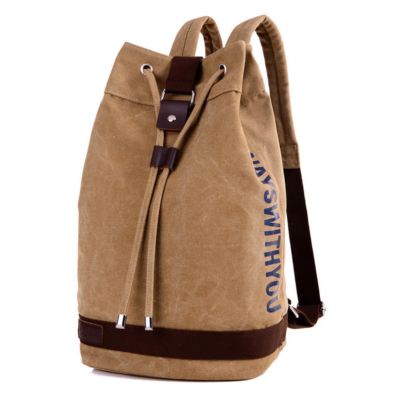 Canvas Rucksack mit Tragegriff – 25x45x23 cm – Bild 5 | LuxeStyle