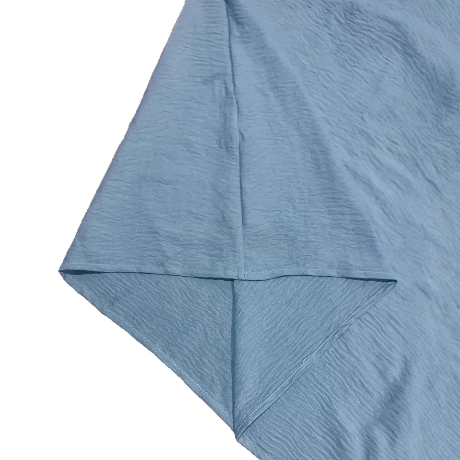 Blauer Langrock mit Taschen