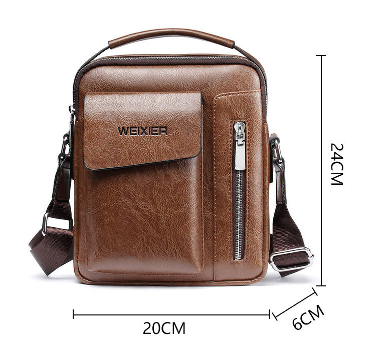 Messenger-Tasche aus PU-Leder – Bild 4 | LuxeStyle