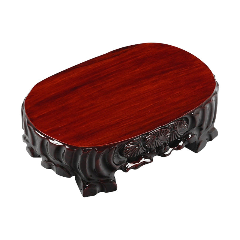 Holz-Ornament mit Edelstein