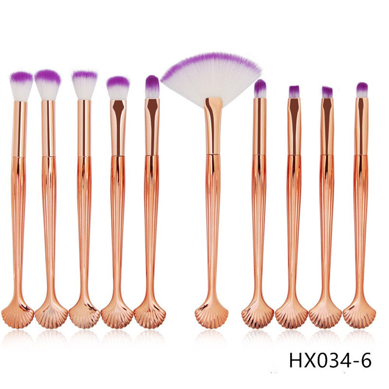 Make-up Pinselset «The Shell» mit 10 Pinseln – Bild 8 | LuxeStyle