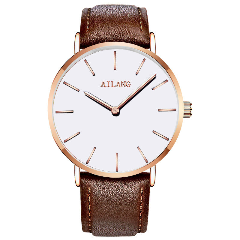 Einfaches Herrenarmbanduhr