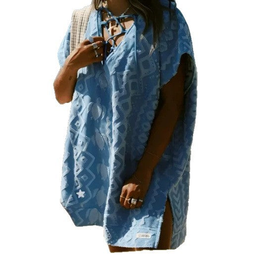 Floral Strandkleid
