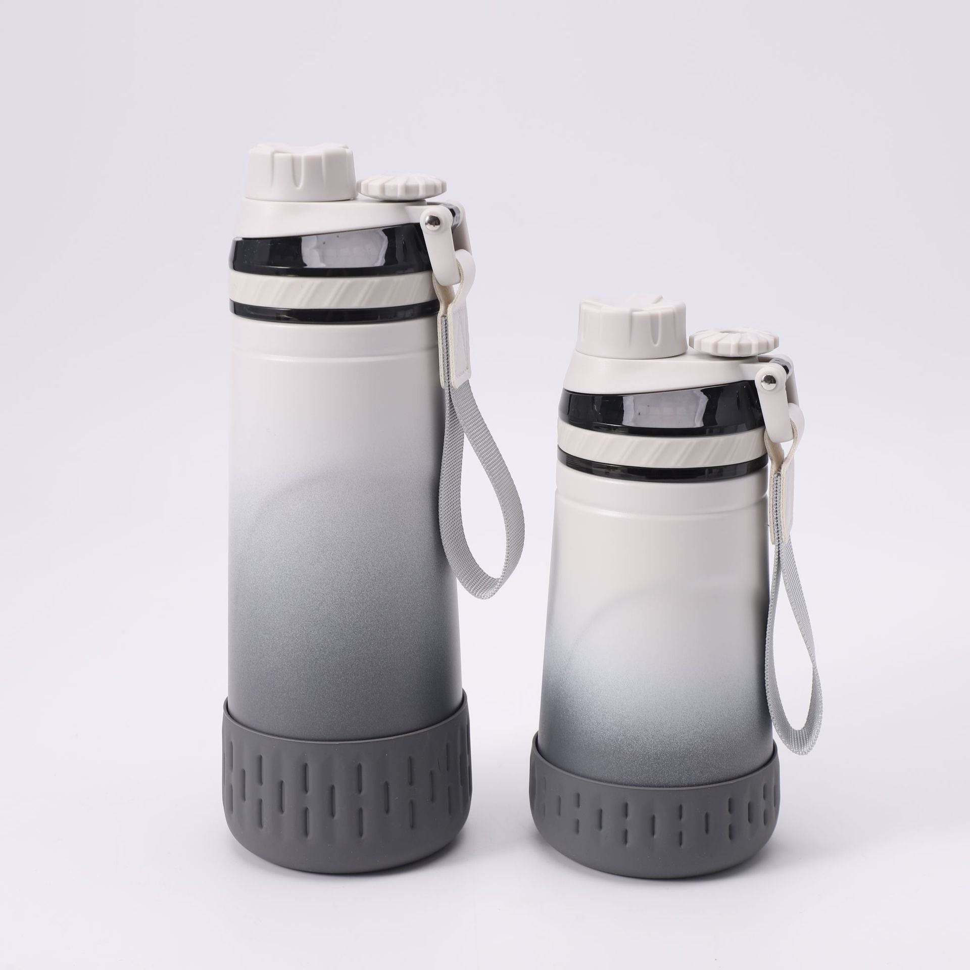 Isolierflasche mit Trinkhalm für Sport & Alltag