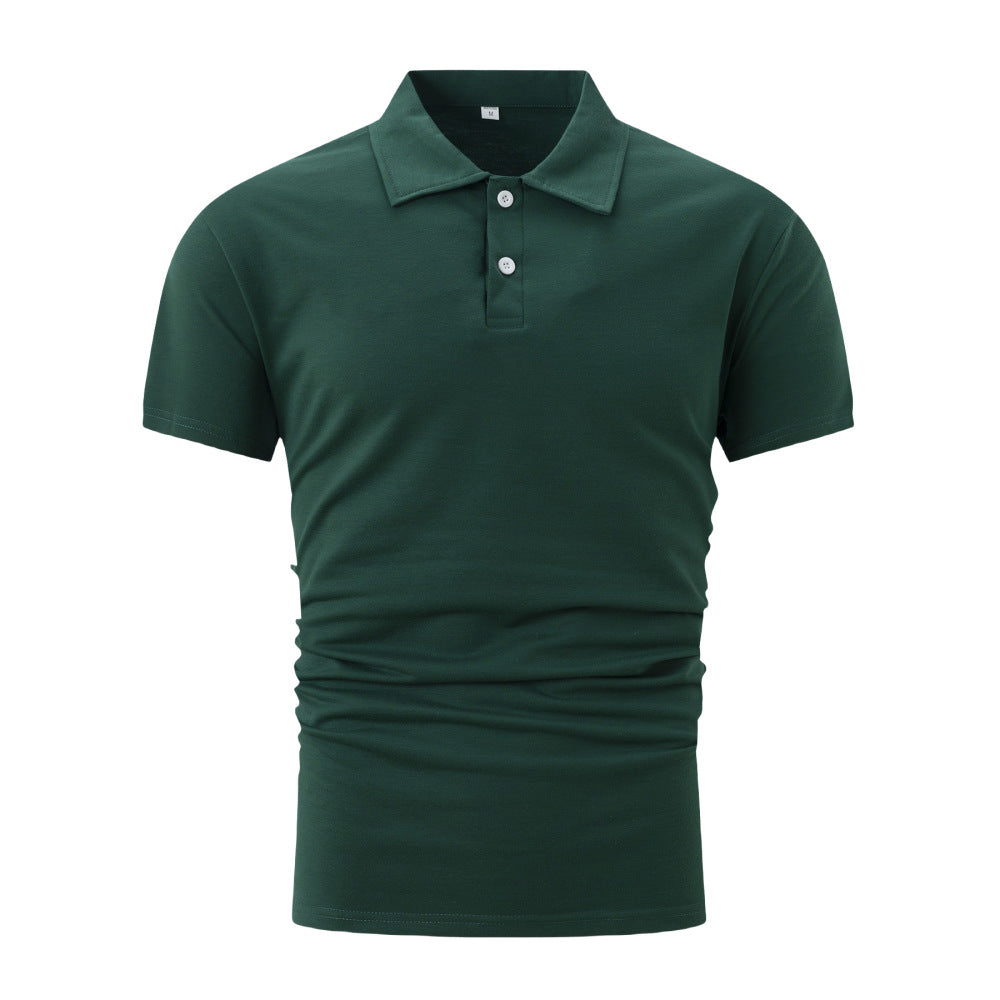 Polo-Shirt Kurzarm Herren – Unifarben