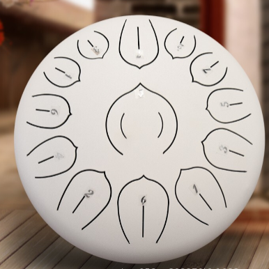 12-Zoll 13-Ton Lotus Heart Steel Tongue Drum