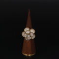 Vintage Camellia Ring – Kupferlegierung