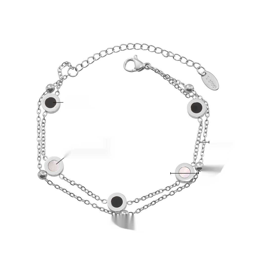 Muschel-Set: Halskette & Armband aus Edelstahl – Bild 2 | LuxeStyle