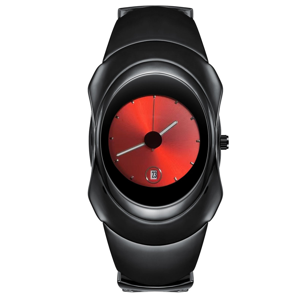 Quarz-Armbanduhr, schwarz, 11 mm Gehäusedicke – Bild 2 | LuxeStyle