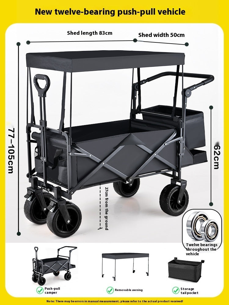Faltbarer Bollerwagen für Outdoor-Aktivitäten – Bild 2 | LuxeStyle