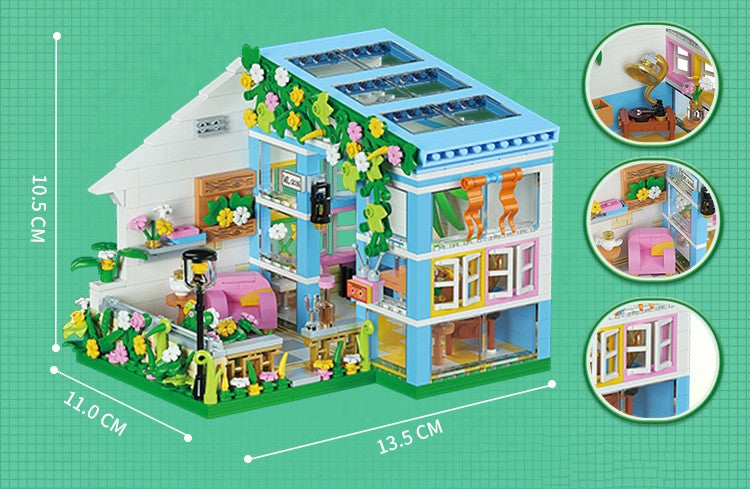 Miniatur Diamant-Partikel Häuschen Puzzle – Bild 3 | LuxeStyle