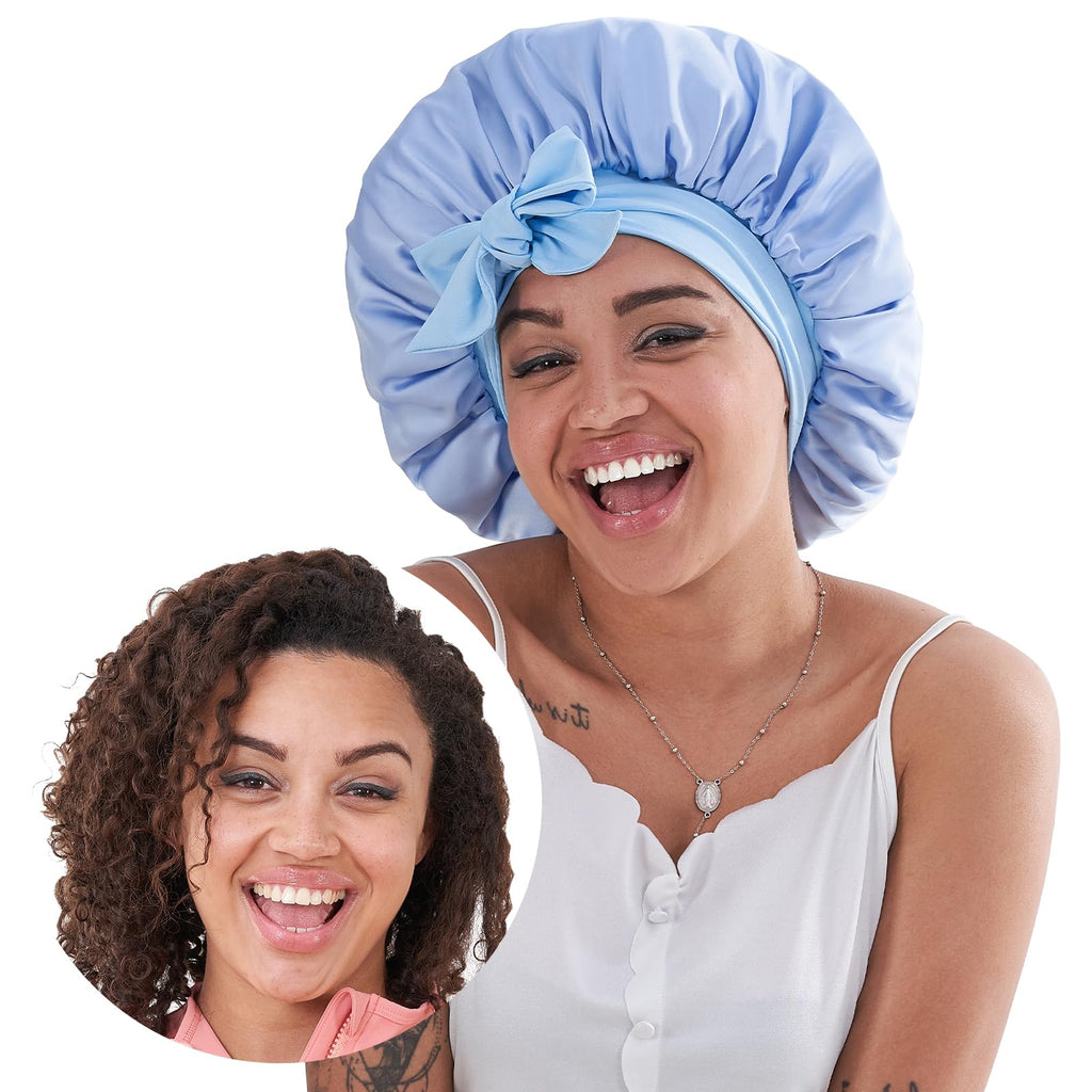 Seiden-Satin-Haube für Locken & Wellen – Ansicht 2